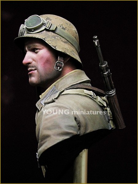 Young Miniatures YM1839 Infanterie allemande DAK Afrique du Nord Seconde Guerre mondiale 1943 1/10  – image 3