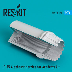 RESKIT RSU72-0173 F-35A &amp;quot;LIGHTNING II&amp;quot; EXHAUST NOZZLE FOR ACADEMY KIT 1/72