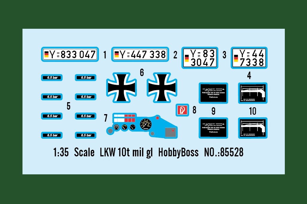 Hobby Boss 85528 ​​LKW 10t mil gl 1/35 – image 3