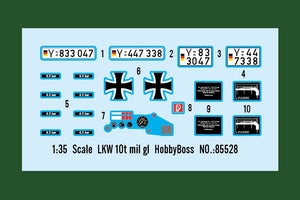 Hobby Boss 85528 ​​LKW 10t mil gl 1/35 – image 3