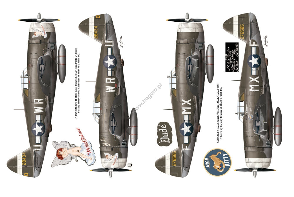 Kagero 12015 Thunderbolts of the U.S. 8th Army Air Force March 1943 - February 1944 EN – zdjęcie 4