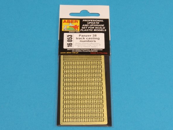 Aber 16053 Panzer 38 track link casting numbers 1/16 – zdjęcie 8