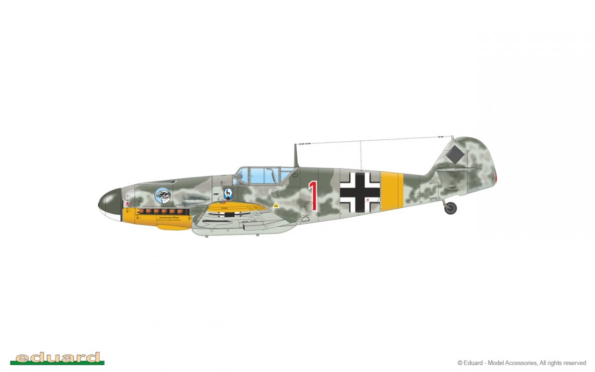 Eduard 82115 Bf 109F-2 1/48 – zdjęcie 9