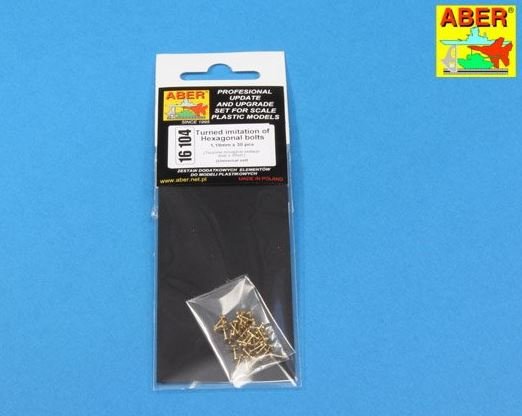 Aber 16104 Toczone misiężne imitacje śrub 30 szt. - 1,19mm x 30 pcs. – zdjęcie 2
