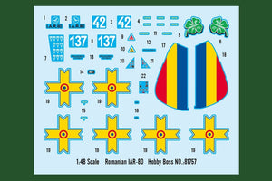 Hobby Boss 81757 Romanian IAR-80 1/48 – zdjęcie 4