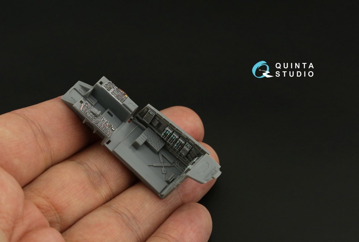 Quinta Studio QD72068 F-15C Late/F-15J Late 3D-Printed &amp;amp; coloured Interior on decal paper (GWH) 1/72 – zdjęcie 3