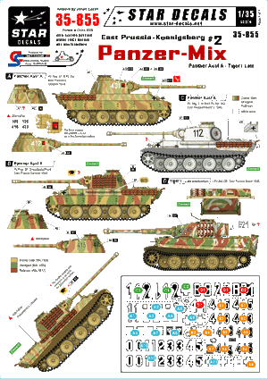 Star Decals 35-855 East Prussia/Koenigsberg 2 1/35