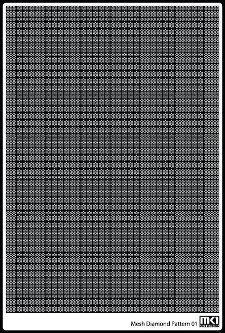 KA Models KA-00003 DIAMOND PATTERN MESH A 0.25mm X 0.4mm – image 3
