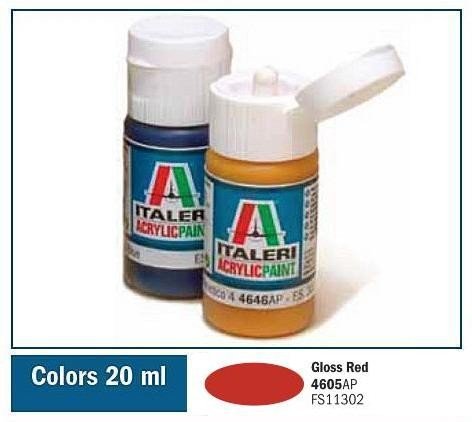 Italeri 4605AP GLOSS RED 20ml