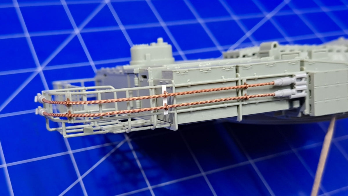 Eureka XXL ER-3575 K2 Black Panther MBT Towing Cables &amp;amp; Holders (Academy) 1/35 – zdjęcie 18