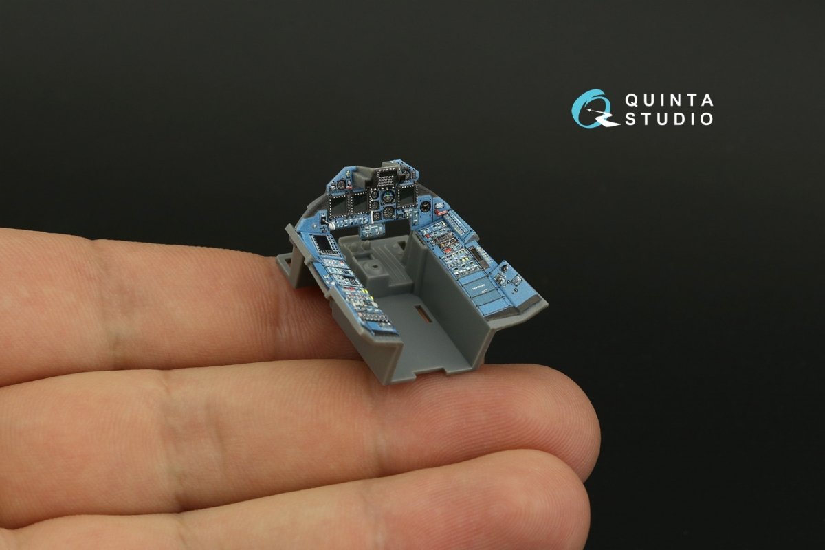 Quinta Studio QDS-48320 Su-30SM 3D-Printed &amp;amp; colored Interior on decal paper (GWH) (Small version) 1/48 – image 8