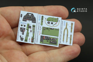 Quinta Studio QD48253 P-51D 3D-Printed &amp;amp; coloured Interior on decal paper ( Tamiya ) 1/48 – zdjęcie 8