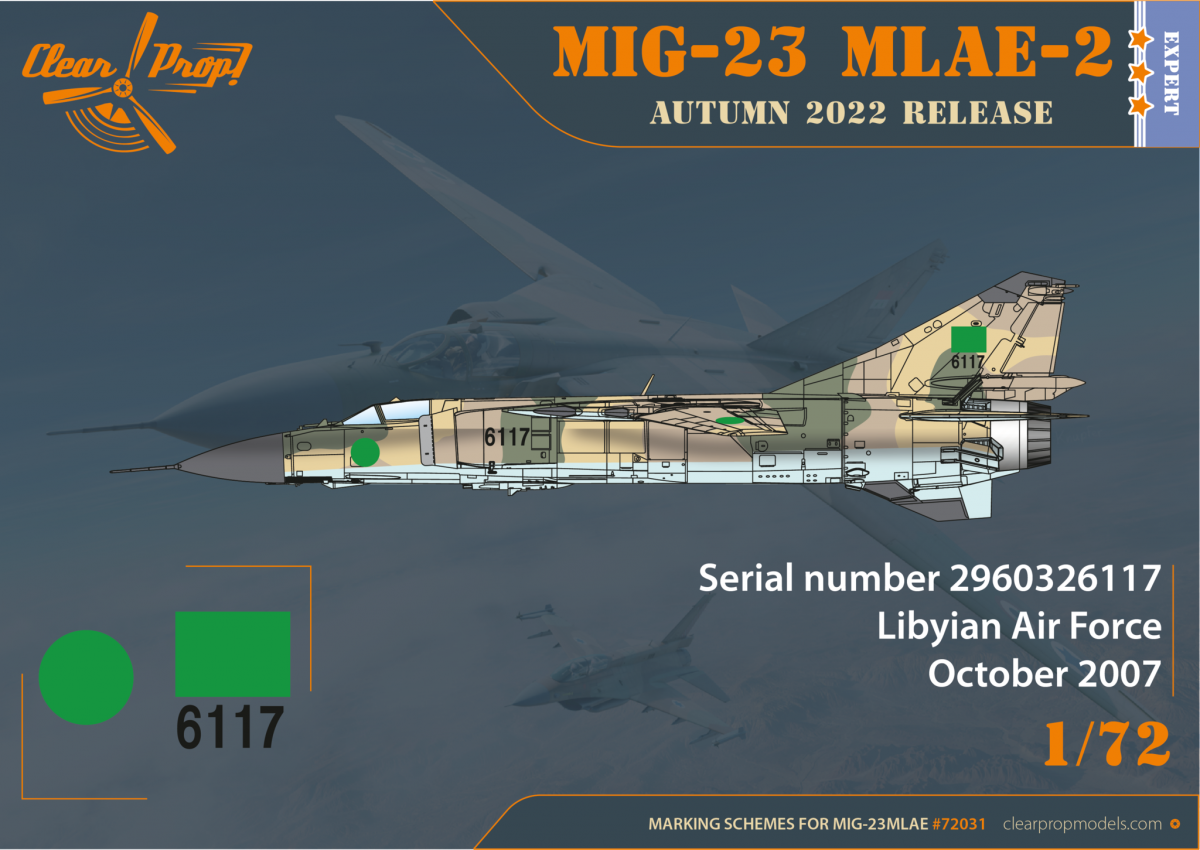 Clear Prop! CP72031 MiG-23MLAE-2 Flogger-G EXPERT KIT 1/72 – image 6