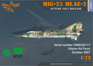 Clear Prop! CP72031 MiG-23MLAE-2 Flogger-G EXPERT KIT 1/72 – image 6