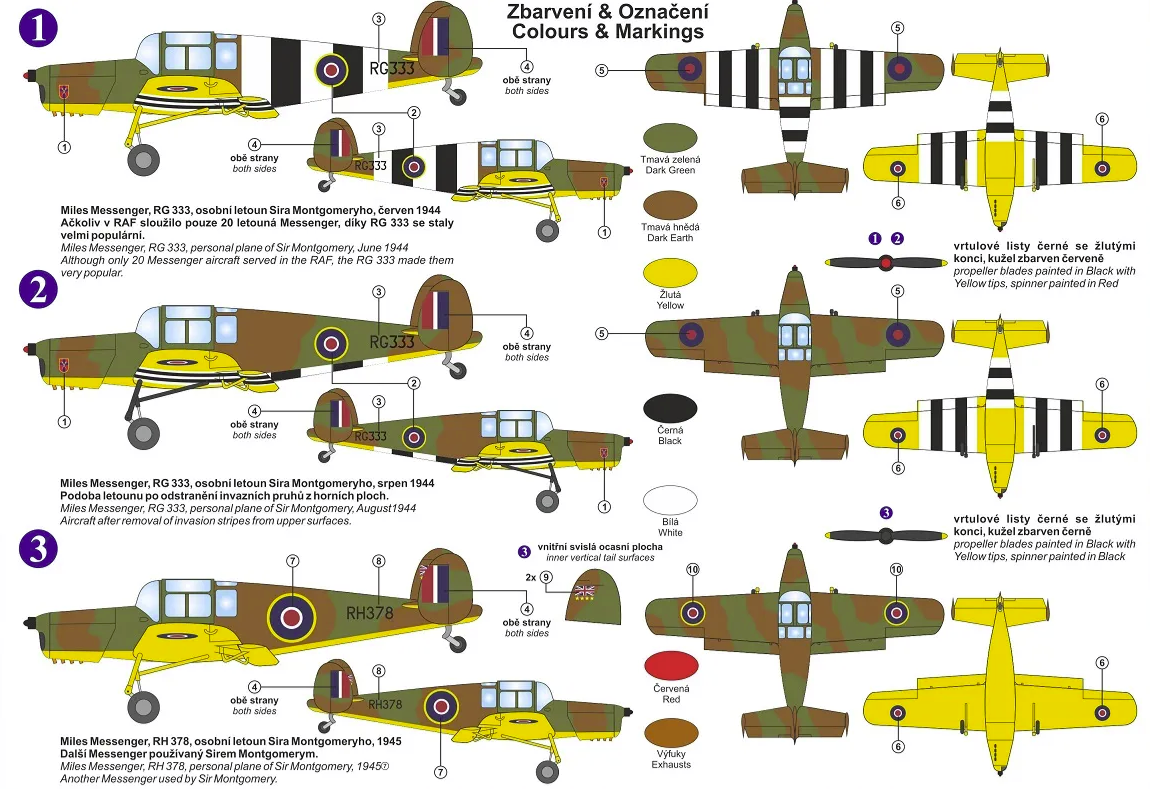 Kovozavody Prostejov KPM0318 Messenger Mk.I „Montyś planes“ 1/72 – zdjęcie 2