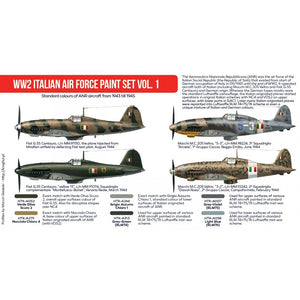 Hataka Hobby HTK-AS103 WW2 Italian Air Force Paint set vol. 1 – zdjęcie 3