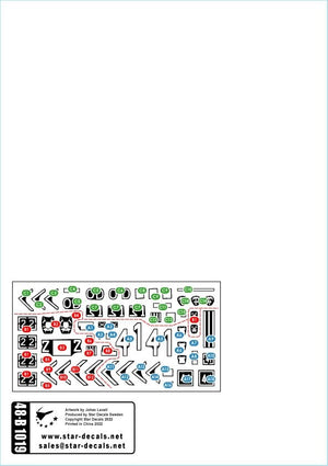 Star Decals 48-B1019 Challenger 2 - CR2. Op.Telic - Invasion and occupation of Iraq 2003-2011 1/48 – zdjęcie 2