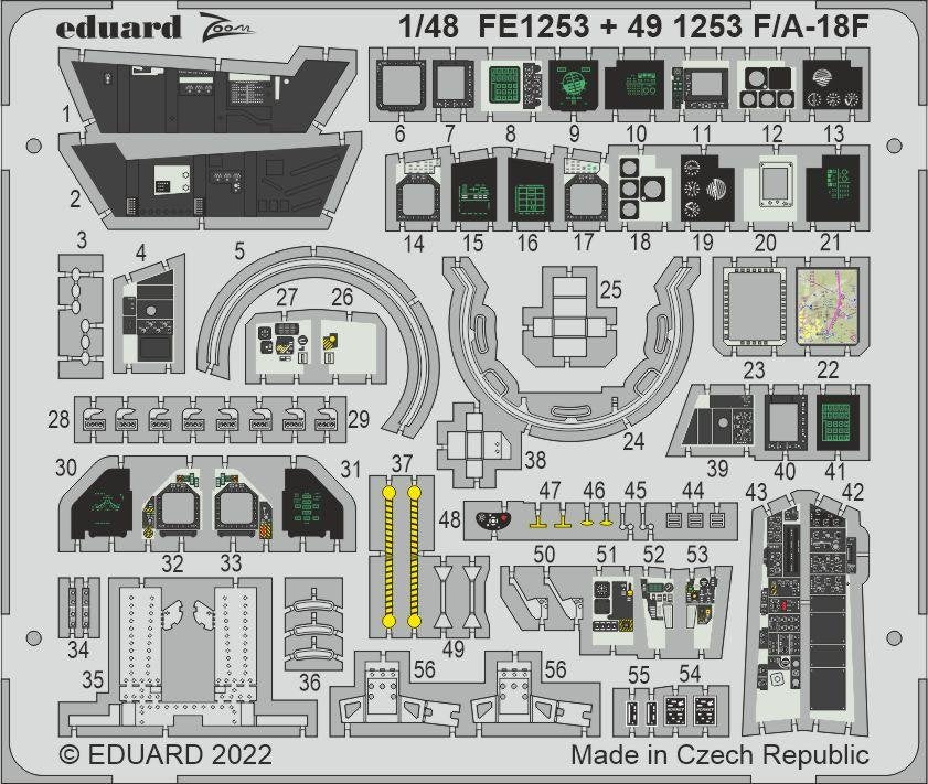 Eduard FE1253 F/ A-18F MENG 1/48