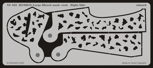 Eduard XF562 Bf 109F/ G Large Blotch mask-etch 1/48 – image 2