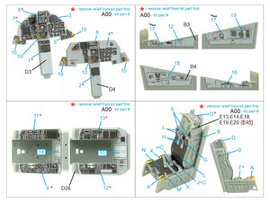 Quinta Studio QD48415 F-15D 3D-Printed coloured Interior on decal paper (Academy) 1/48 – zdjęcie 2