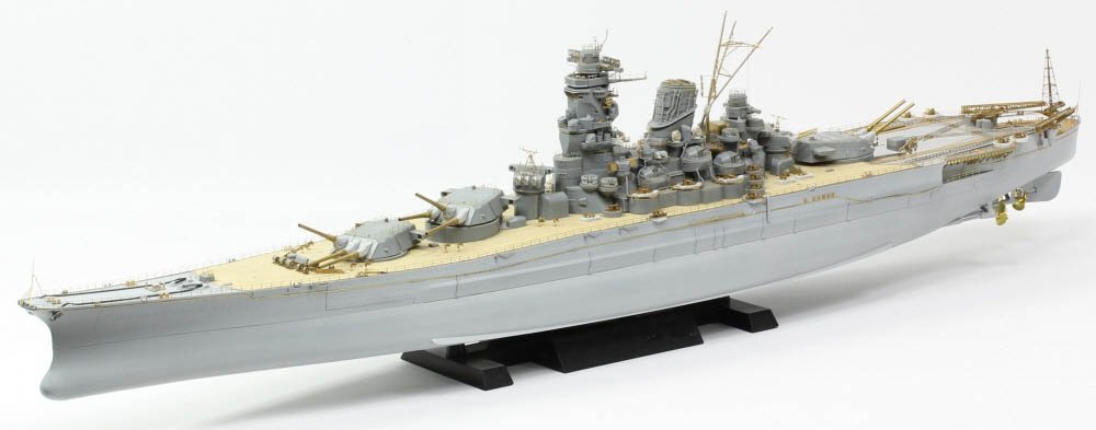 Pontos 37025FB IJN Musashi 1944 Detail up set Advanced Coal Black deck 1/350 – immagine 5