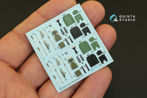 Quinta Studio QD48001 Yak-3 3D-Printed &amp;amp; coloured Interior on decal paper (for 4814 Zvezda kit) 1/48 – zdjęcie 5