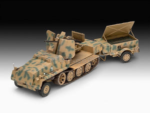 Maquette Revell 63293 sWS avec Flak 43 et remorque à munitions Sd.Ah. 58, échelle 1/72 – image 2