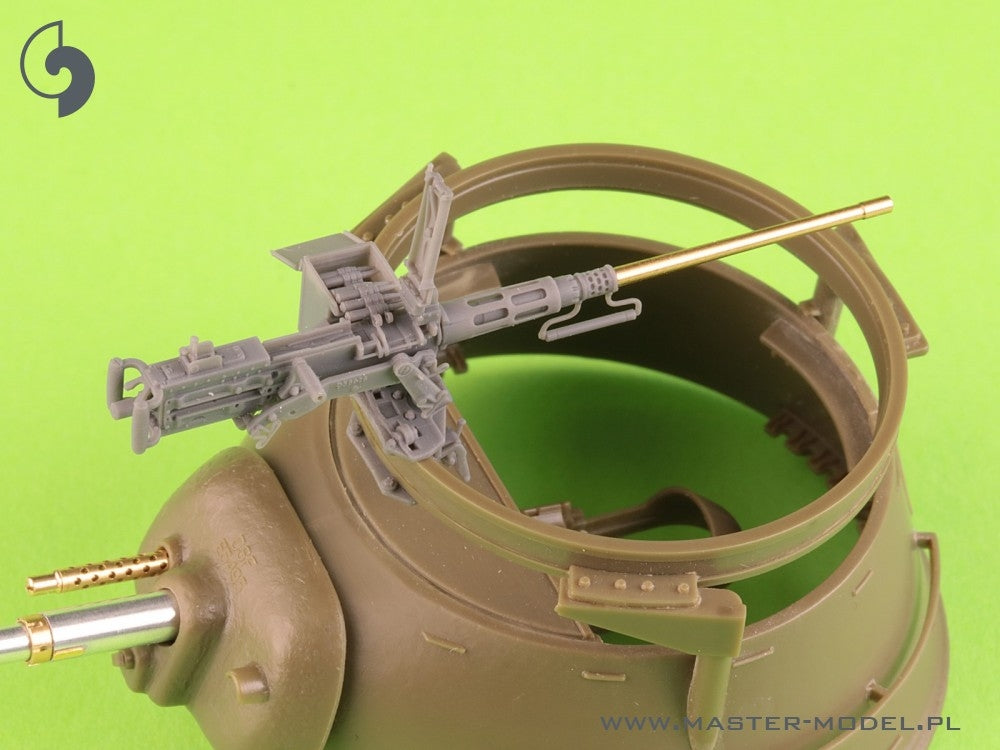 Master GM-35-073 Browning M2HB .50 cal (12,7mm) - do montażu na pierścieniu M49 (karetka D40721 / kołyska D40733 / skrzynka D40731 lub D90078) 1/35 – zdjęcie 7