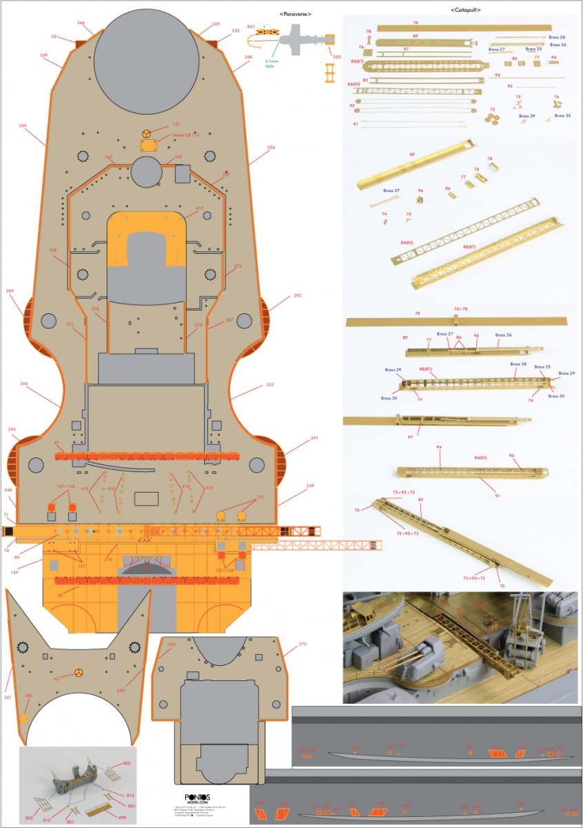 Pontos 27001F1 BISMARCK 1941 Detail Up Set Advanced 1/200 – zdjęcie 28