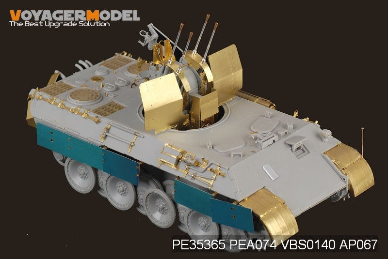 Voyager Model PE35365 WWII German Flak Panther Ausf D /w Flak 38 For DRAGON 6626 1/35 – image 4