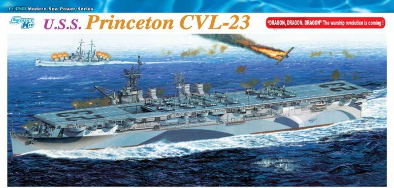 Dragon 1055 U.S.S. Princeton CVL-23 1/350