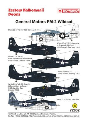 Techmod 72032 - General Motors FM-2 Wildcat 1/72 – image 2
