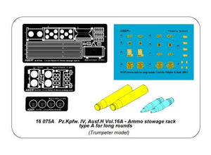 Aber 16075A Pz.Kpfw. IV, Ausf.H/J (Sd.Kfz. 161/2) - Vol.16A - Ammo stowage rack type A for long rounds 1/16 – zdjęcie 8