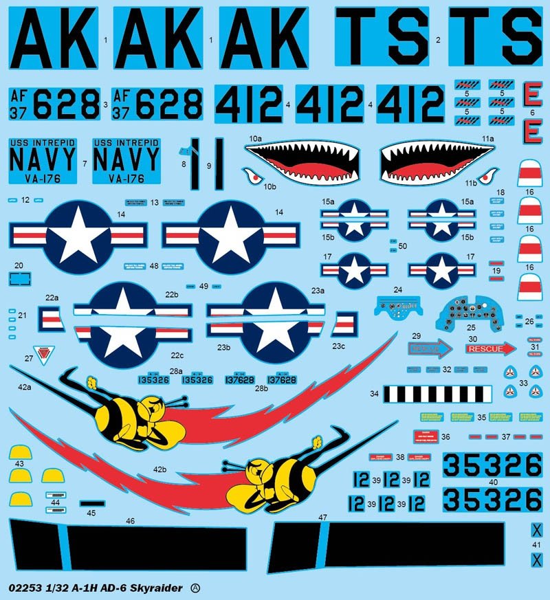 Trumpeter 02253 A-1H AD-6 Skyraider 1/32 – zdjęcie 14