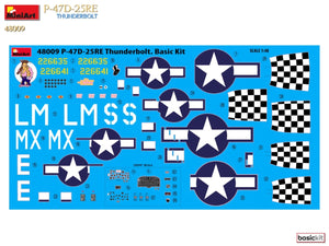 MiniArt 48009 P-47D-25RE THUNDERBOLT. BASIC KIT 1/48 – zdjęcie 2