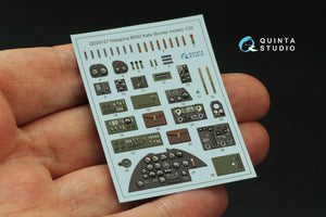 Quinta Studio QD35127 Nakajima B5N2 Kate 3D-Printed coloured Interior on decal paper (Border Model) 1/35 – zdjęcie 4