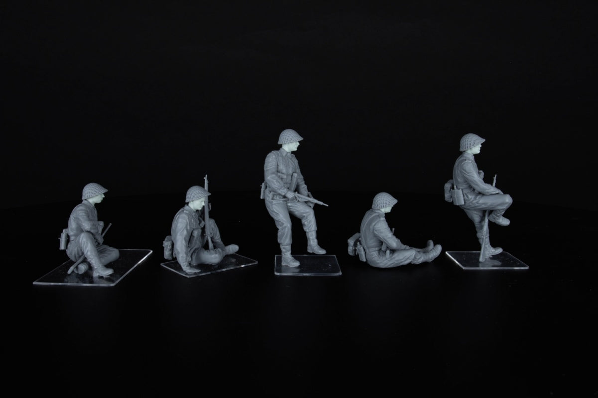 MiniArt 35496 British Tank Riders (NW Europe). Resin Heads 1 1/35 – image 7