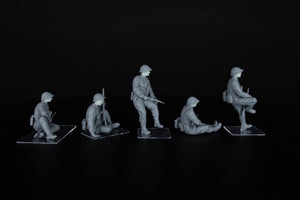 MiniArt 35496 British Tank Riders (NW Europe). Resin Heads 1 1/35 – image 7