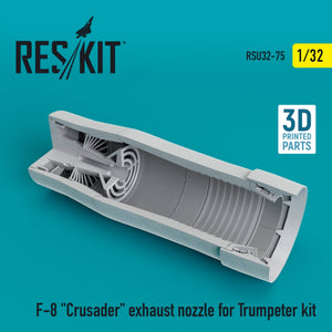 RESKIT RSU32-0075 F-8 &amp;quot;CRUSADER&amp;quot; EXHAUST NOZZLE FOR TRUMPETER KIT 1/32 – zdjęcie 2