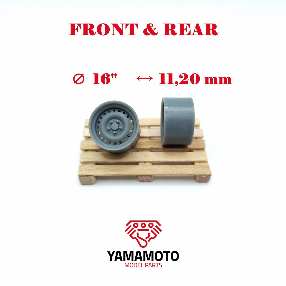 Yamamoto YMPRIM11 Wide Steelies / Szeroka Stal 16&amp;quot; 1/24 – zdjęcie 2