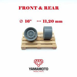 Yamamoto YMPRIM11 Wide Steelies / Szeroka Stal 16&amp;quot; 1/24 – zdjęcie 2