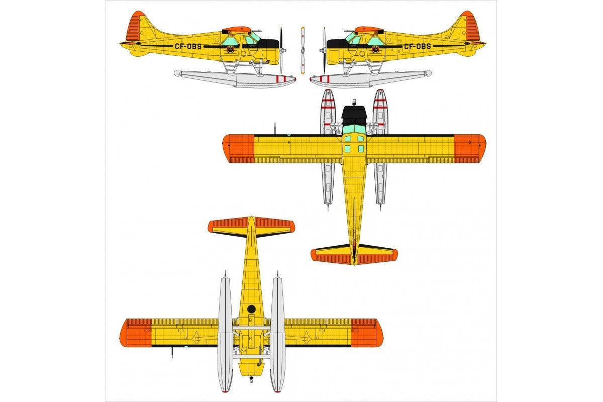 Dora Wings 48060 DHC-2 Beaver Floatplane 1/48 – image 3