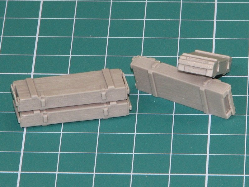 Eureka XXL E-016 Wooden Ammo Boxes for 7.5 cm Pak 40 1/35 – image 3