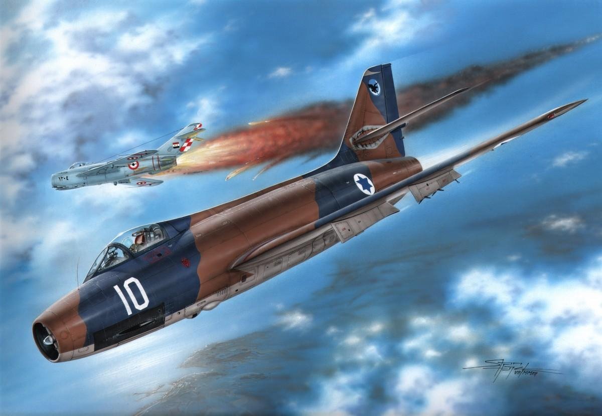Azur FR021 Dessault Mystère IV A Israël 1/72