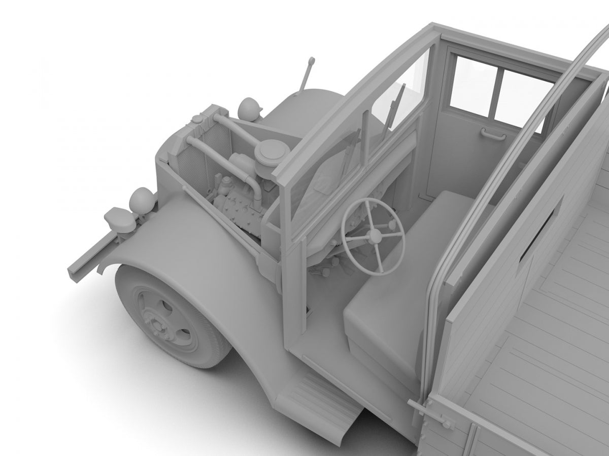 ICM 35410 V3000S/SSM Maultier &amp;#39;Einheitsfahrerhaus&amp;#39;, WWII German Truck 1/35 – image 5