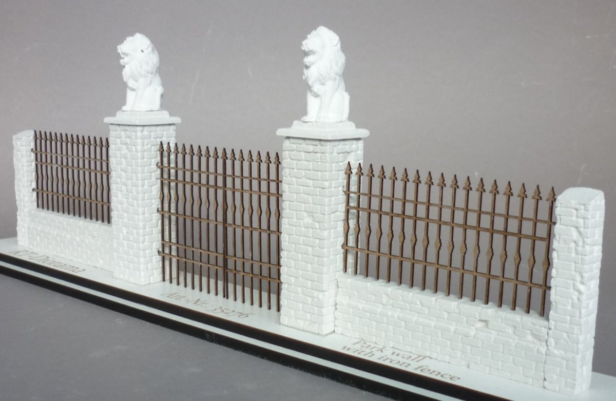 RT-Diorama 35276 Park wall with Fence 1/35 – zdjęcie 5