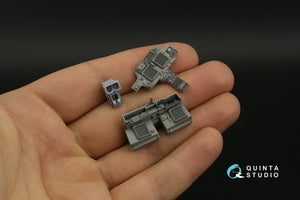 Quinta Studio QD+35106 AH-64D 3D-Printed &amp;amp; colored Interior on decal paper (Takom) (with 3D-printed resin parts) 1/35 – image 3