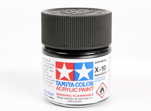 Tamiya 81010 Acryl X-10 Gun Metal 23ml – zdjęcie 2