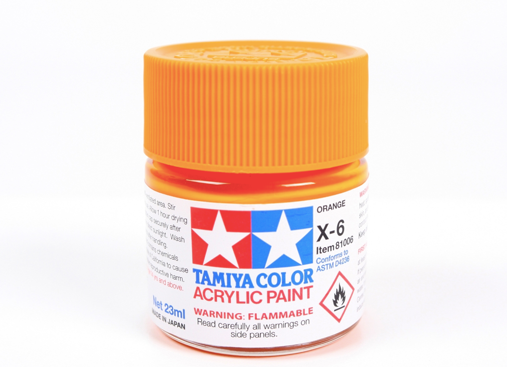 Tamiya 81006 Acryl X-6 Orange 23ml – zdjęcie 2