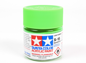 Tamiya 81015 Acryl X-15 Light Green 23ml – zdjęcie 2